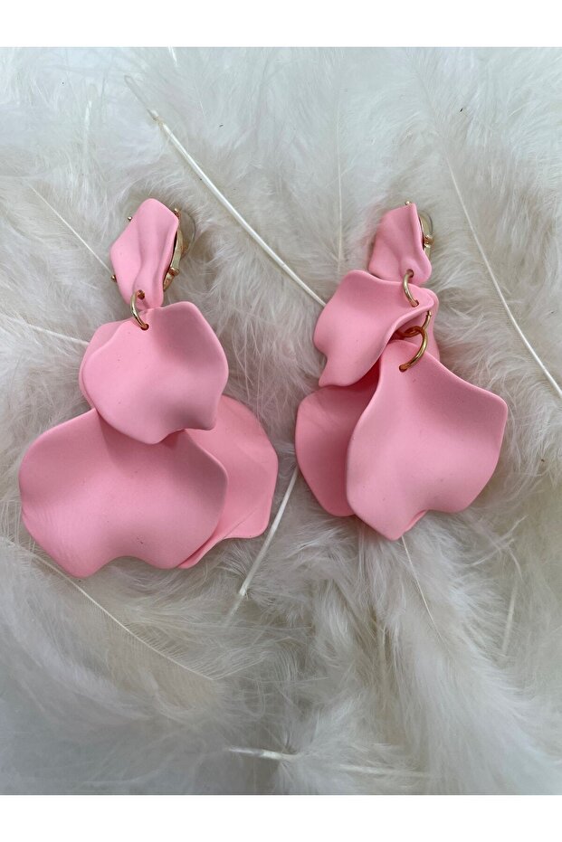 أقراط هدية قصيرة على شكل ورقة شجر - 2