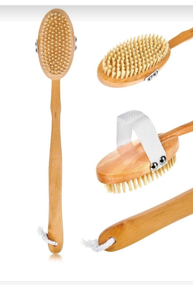 Natural Brush with Wooden Handle
