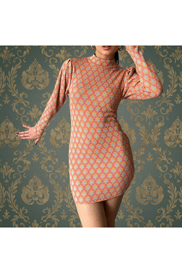 DESENLİ ELBİSE - 1