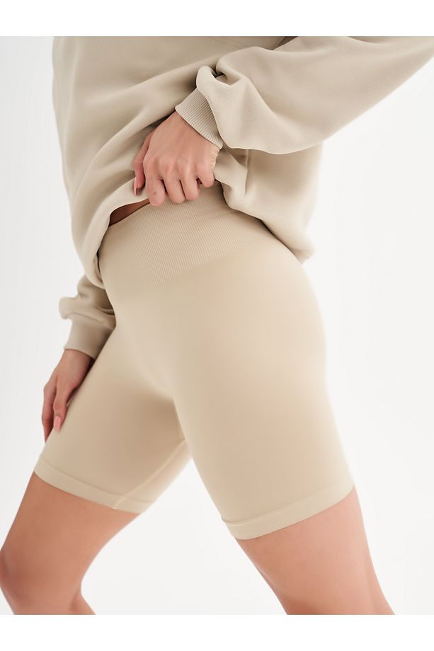 Infinity Collection Kadın Vizon Seamless/dikişsiz Basic Şort - 2