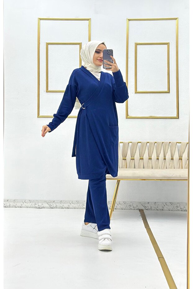 ANVELOP BÜRÜMCÜK ÖRME HIRKALI 2 Lİ TAKIM - 2