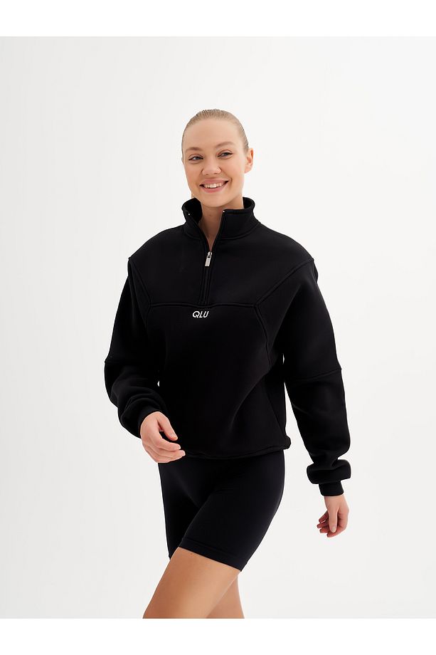 Infinity Collection Kadın Siyah Seamless/dikişsiz Basic Şort - 3