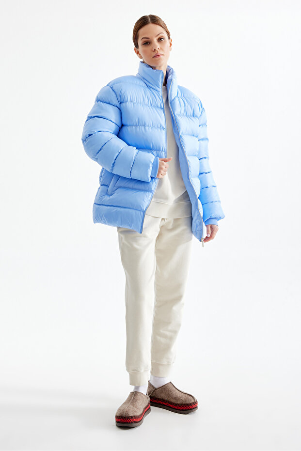 Mavi Şişme Mont K - 2