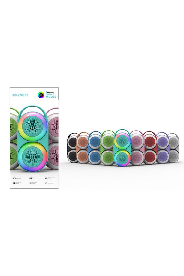 PL-4382 SD, USB Girişli RGB Bluetooth Speaker (MS-2243BT) - 1