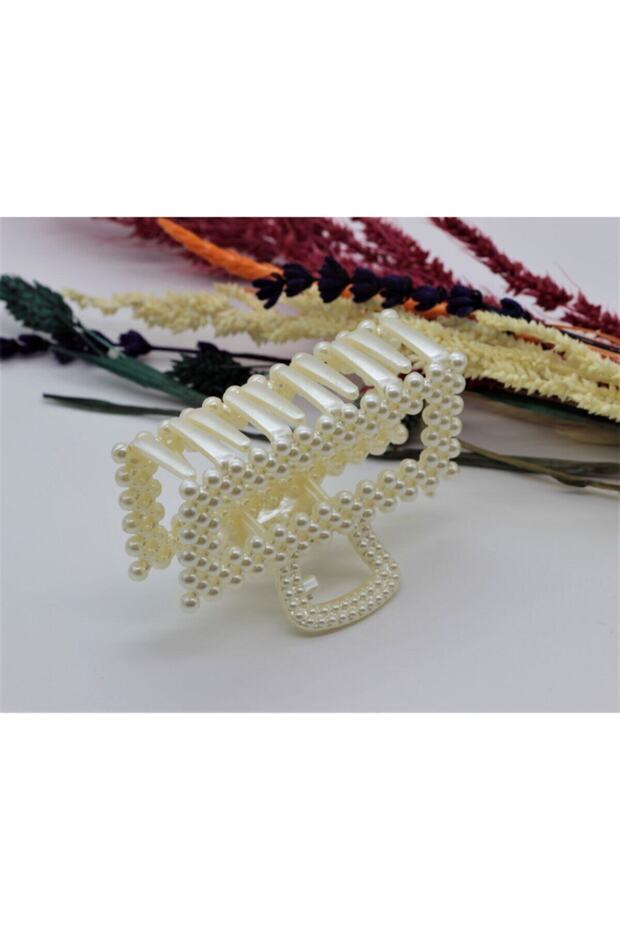 مشبك مزلاج مستطيل مع اللؤلؤ - 5