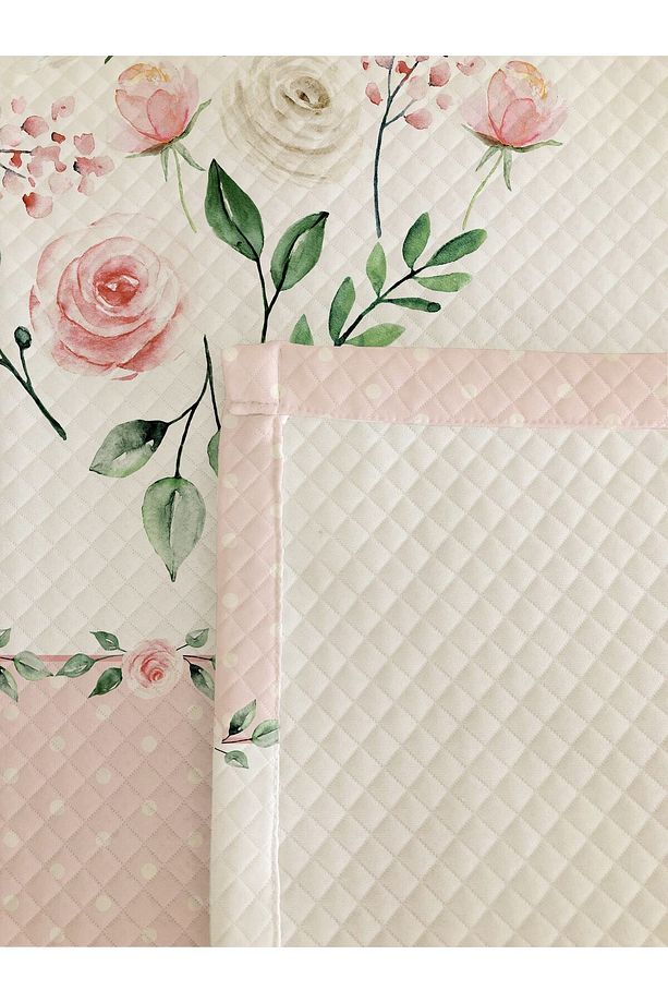 Çiçek Desen Bebek Ve Çocuk Baskılı Tek Kişilik Pike Takımı 160x230 - 2