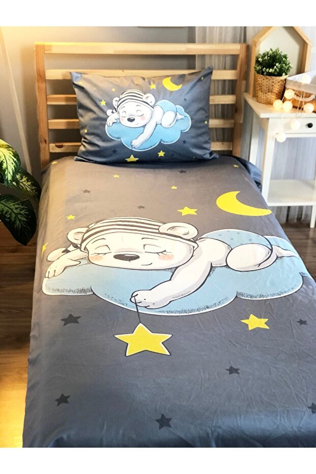 Baskılı Kadife Dekoratif Bebek ve Çocuk Örtüsü - 1