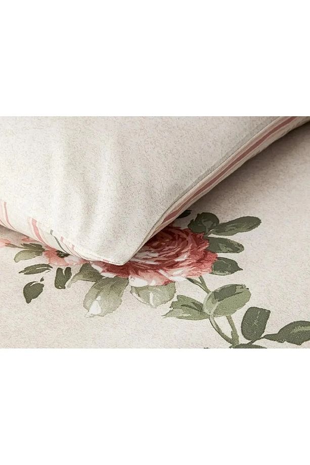 Rose Bouquet Kolay Ütülenir Tek Kişilik Nevresim Takımı Pembe - 4