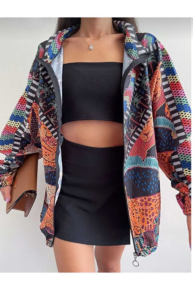 Digital Pattern Raincoat digital printing - 1