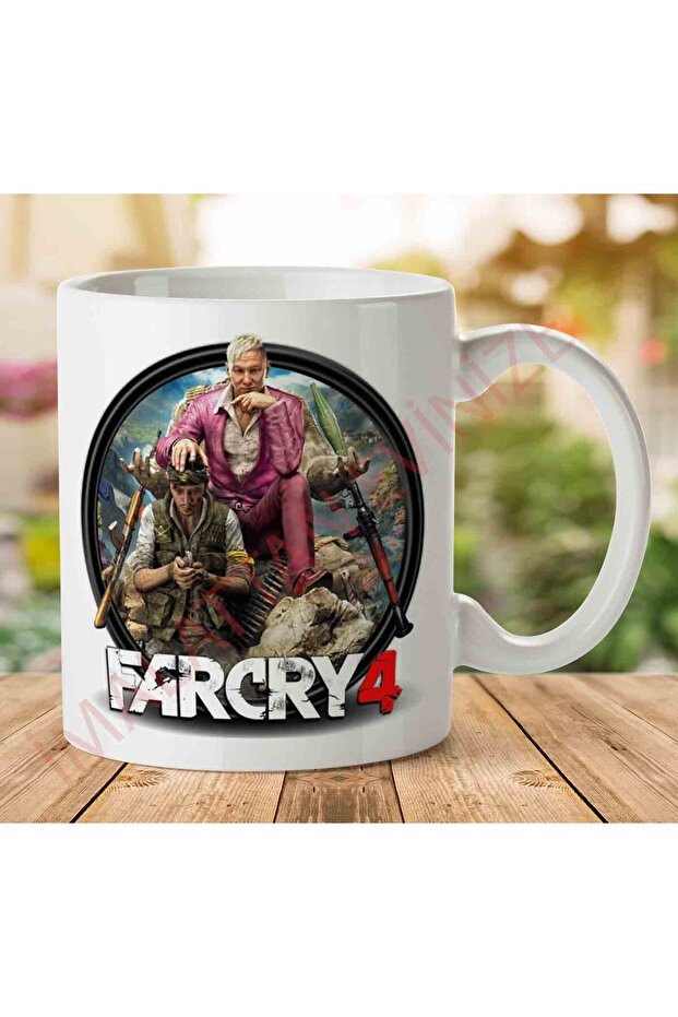 كوب مطبوع عليه وجهين من Far Cry