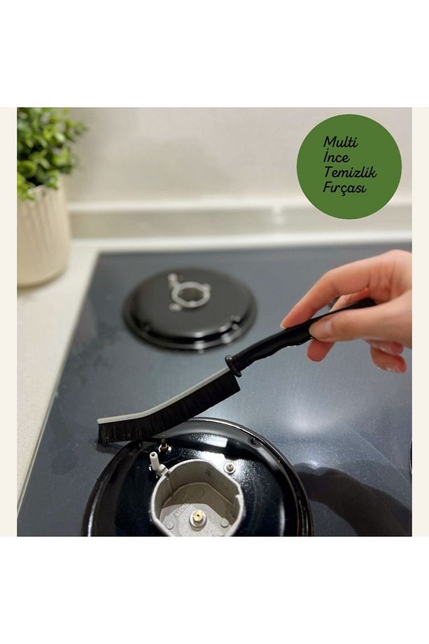 Çok Amaçlı Multi İnce Temizlik Fırçası Derz Arası Banyo Mutfak Lavabo Detay Temizleme Fırçası 1 ADET - 2