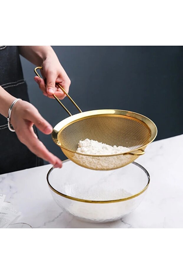 مصفاة سلك ذهبي قطر 14 سم - 1