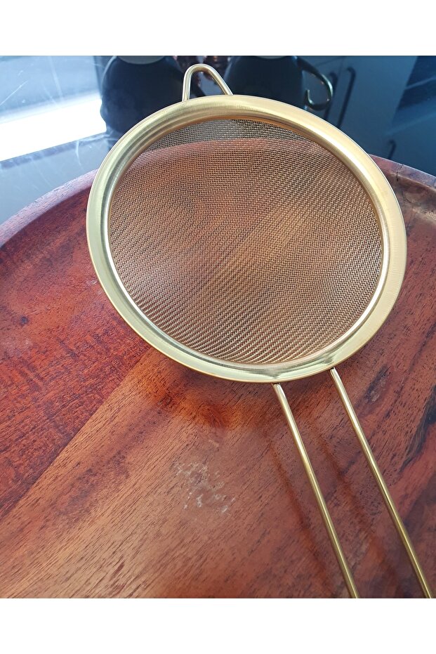 مصفاة سلك ذهبي قطر 14 سم - 5