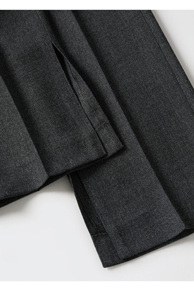 Kadın Açık Gri Pantolon - 8