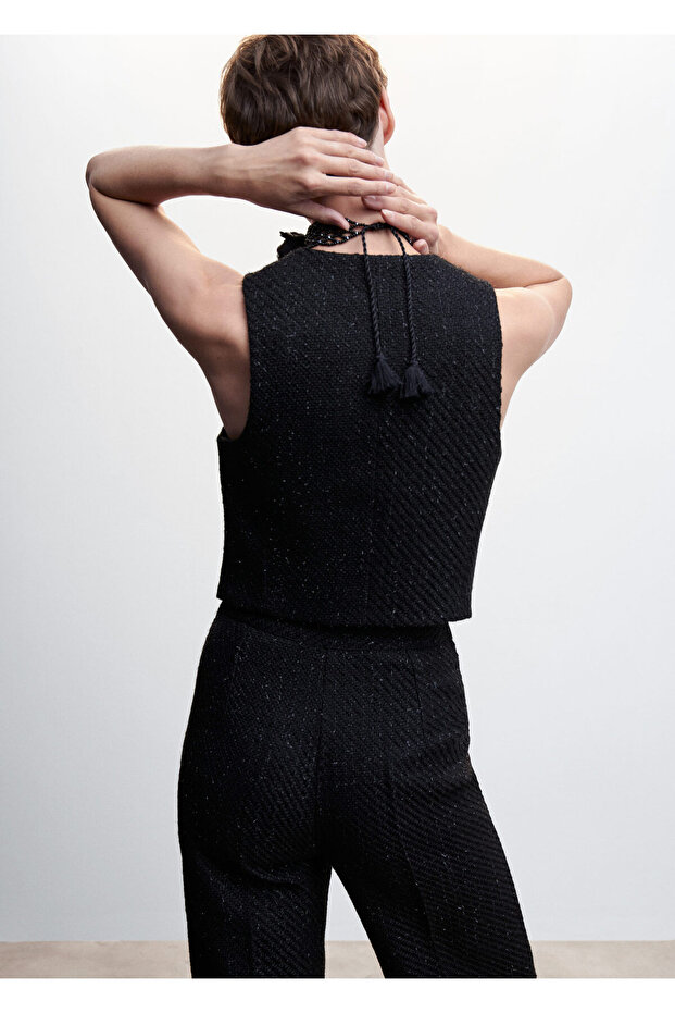 Siyah Kadın Yelek 37089103 - 9