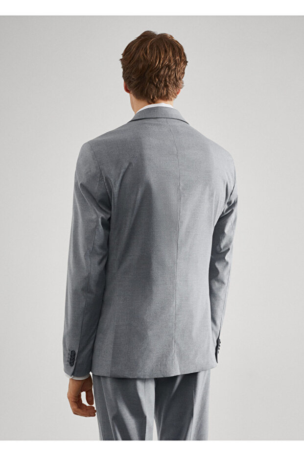 Gray Men's Blazer Jacket47050656 - 9