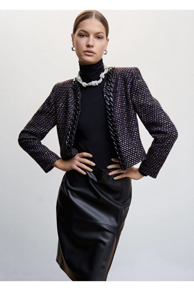 Kadın Soluk Leylak Ceket - 2