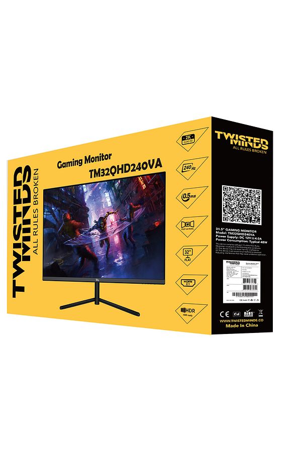 32" TM32QHD240VA QHD 2K 240HZ 0,5MS HDMI DP HDR10 GAMING MONİTÖR - 5