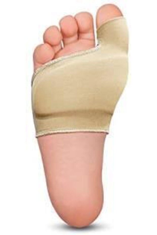 F-42-46/47 Kumaş Kaplı Silikon Metatars Ve Ayak Baş Parmak Hallux Valgus Koruyucu - 1