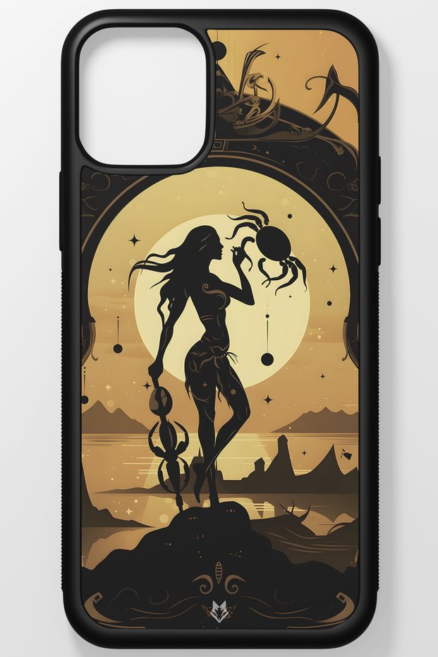 Zodiac Horoscope Unbreakable (Tempered) Glass Hard Plastic iPhone 12 Pro Phone Case
