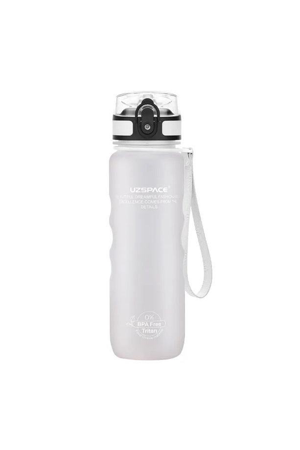 500ml Tutma Destekli Soft-Touch Tritan Su Matarası (Beyaz) 1215 - 1