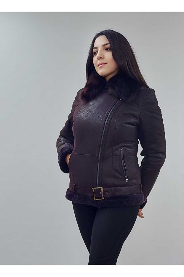 Deri Kürklü Ceket - 6