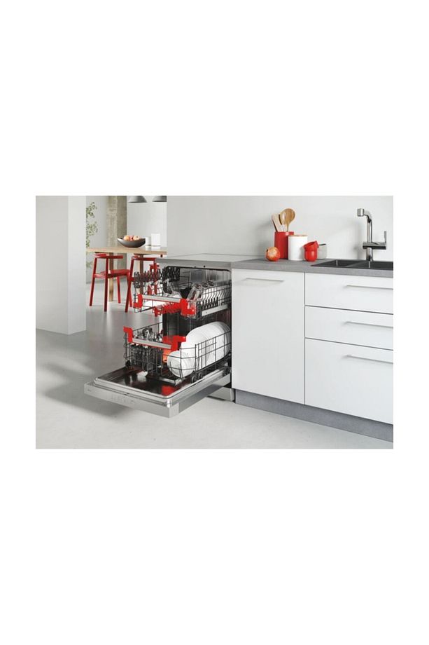 HF 6C2S0FS-17 12 Programlı Wi-Fi + Bluetooth Bağlantılı Bulaşık Makinesi Inox - 8