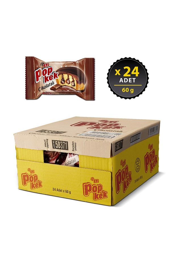 Popkek Çikolatalı Kek 60 g x 24 Adet - 2
