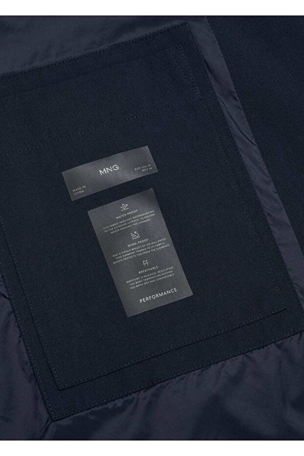 Su Geçirmez Kapüşonlu Parka - 7