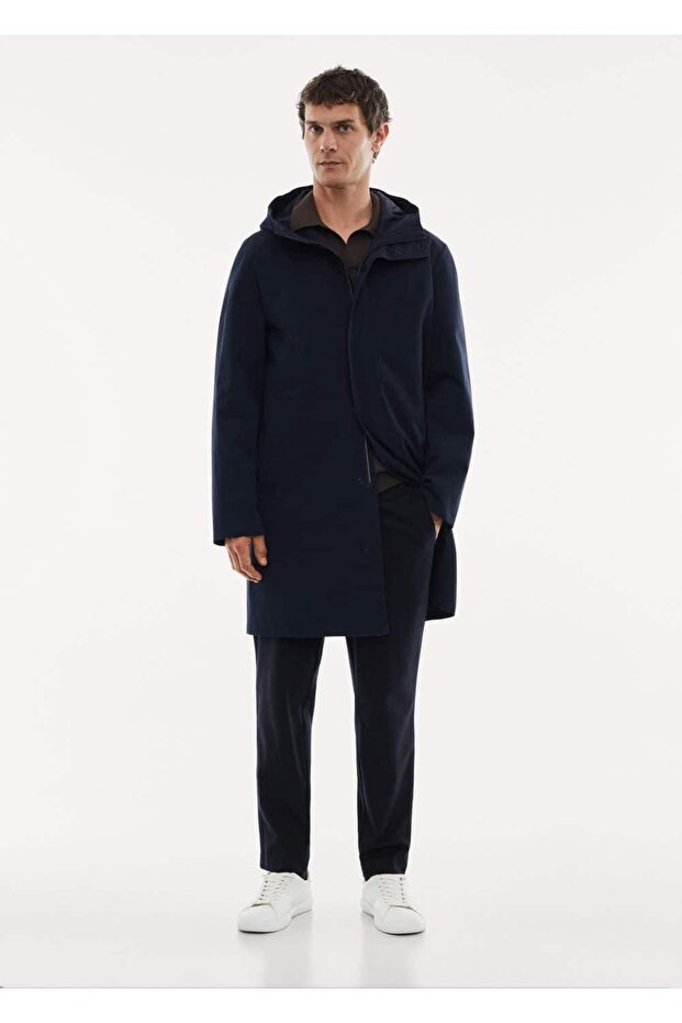 Su Geçirmez Kapüşonlu Parka - 2