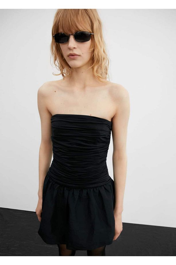 Drape Badi Elbise - 1