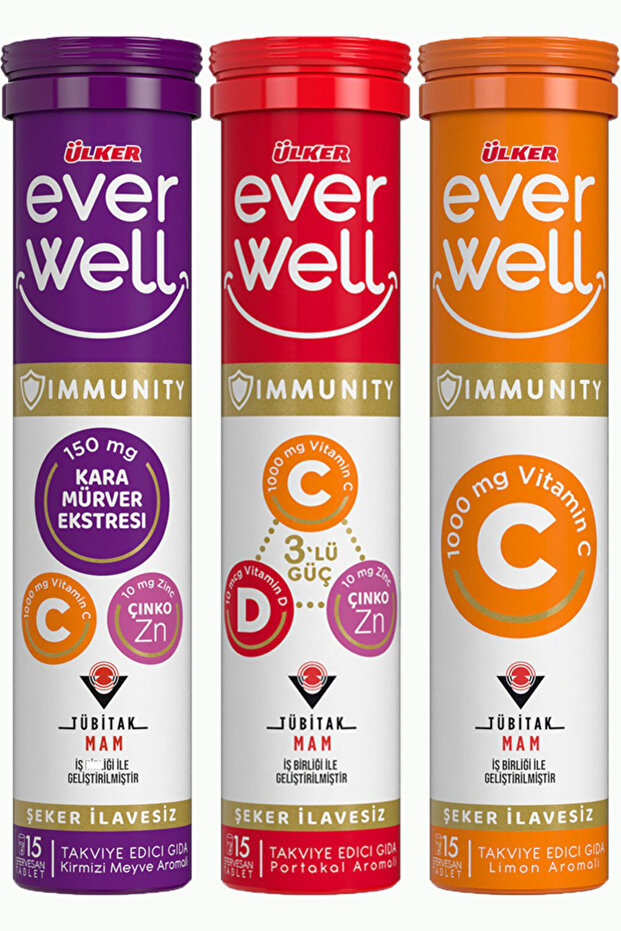 EverWell 3'lü Paket Tablet - 1