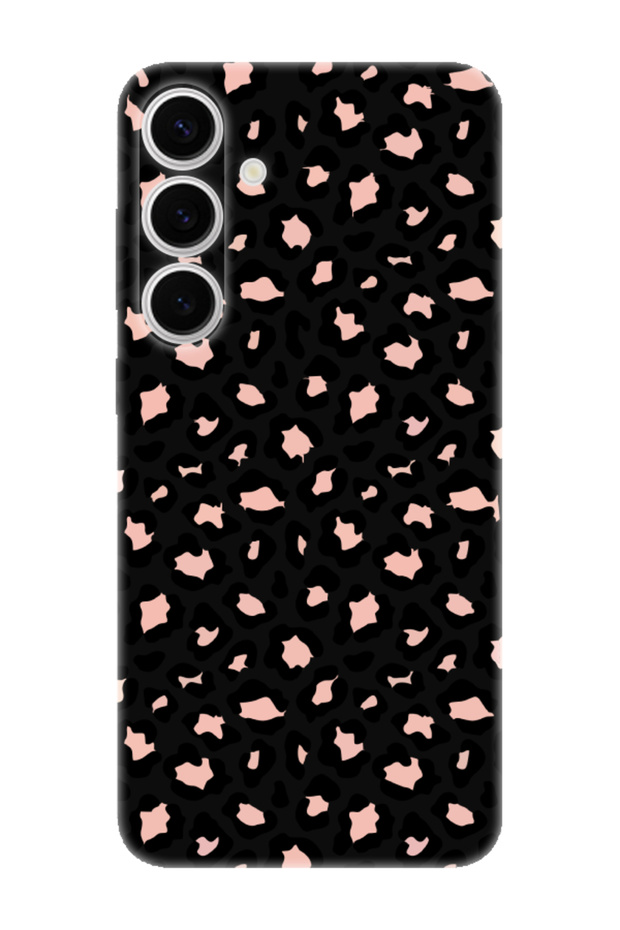 Samsung S24 Plus Leopard Pattern Black Phone Case - 1
