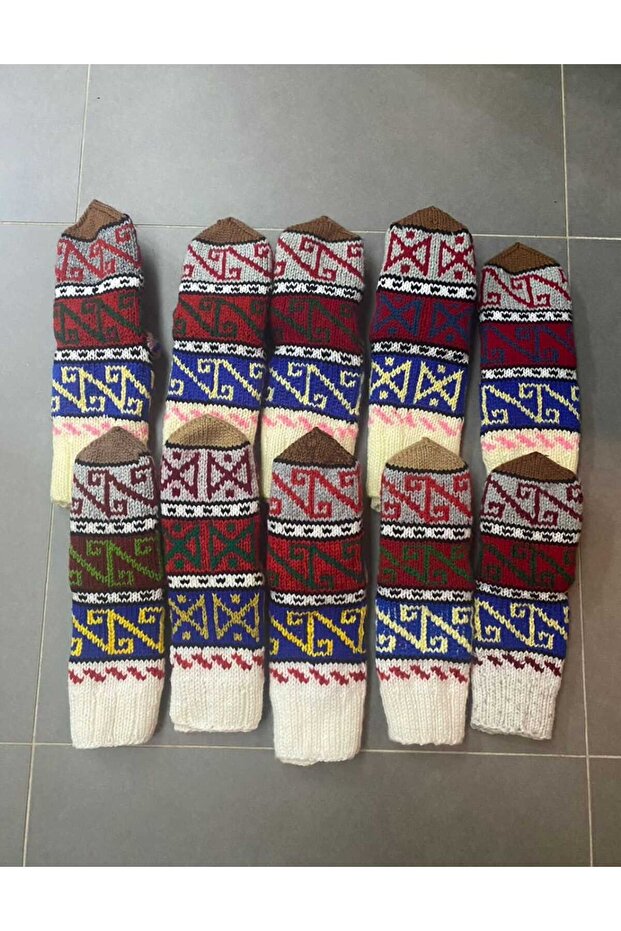 El Örgüsü Kısa Çorap - 2