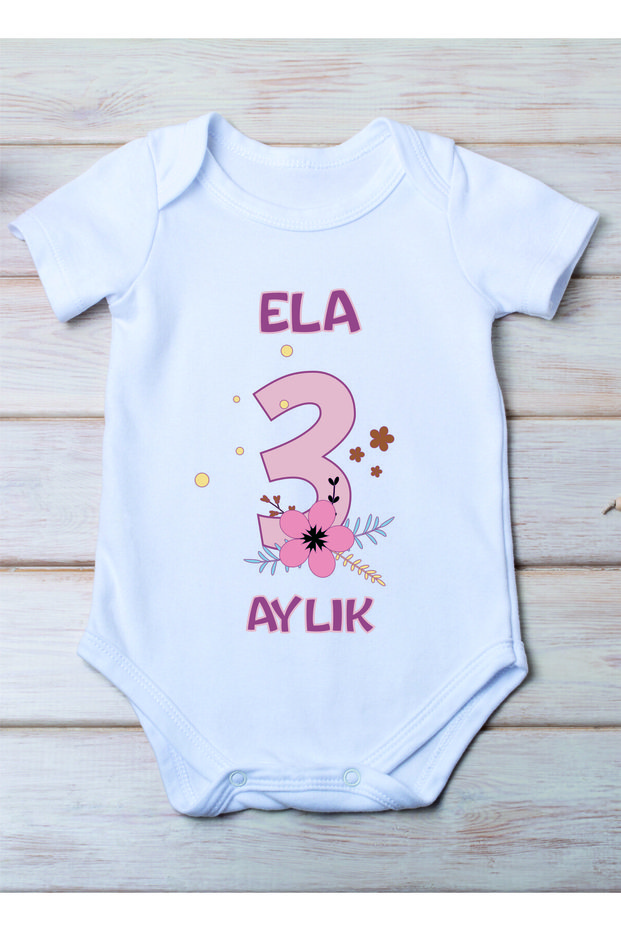 Special Name Written for Your Baby 3 Months Girl's Bodysuit