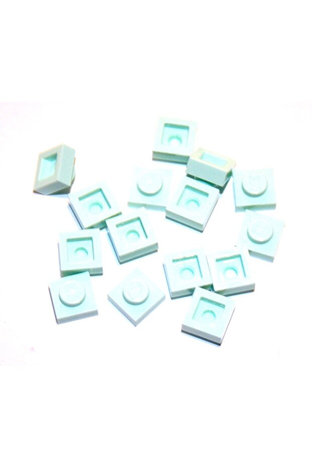 Moc Custom Accessory Creator Plate 1 X 1 Flat Brick Water Green 6 Pieces Will Be Sent