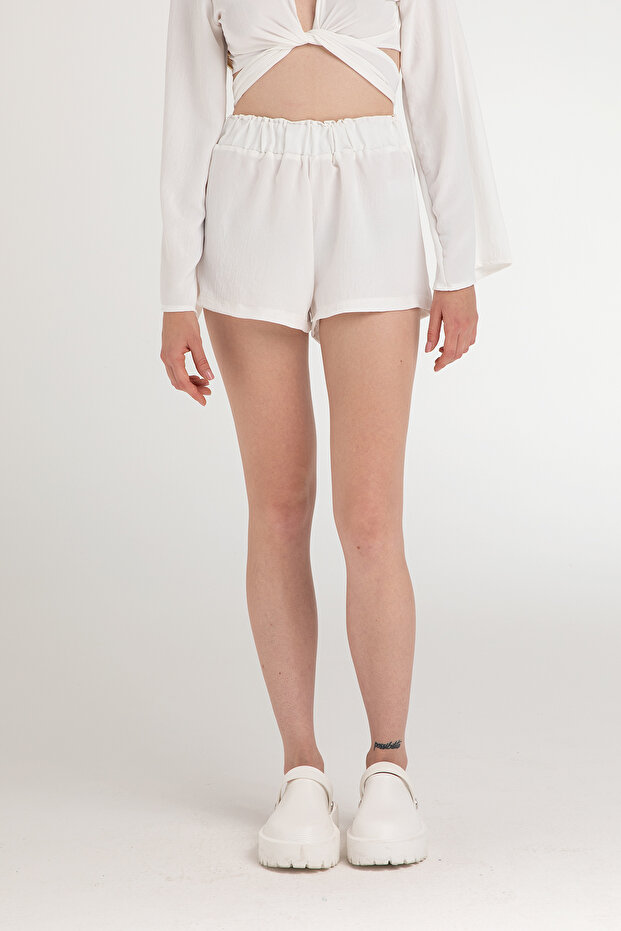 Lagom Şort Beyaz - 3