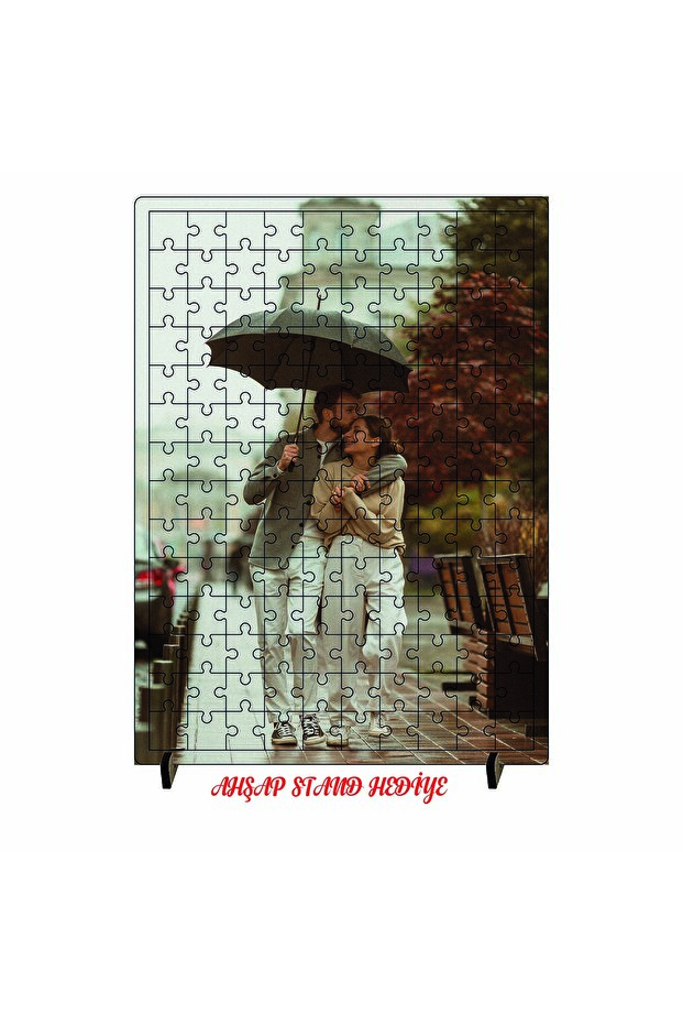 dnsl grup Kişiye Özel Fotoğraflı 140 Parça AHŞAP Puzzle