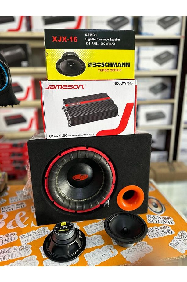 4000 WAT ANFİ 1400 WAT SUBWOFER 2 ADET 16 CM MİDRANGE - 2