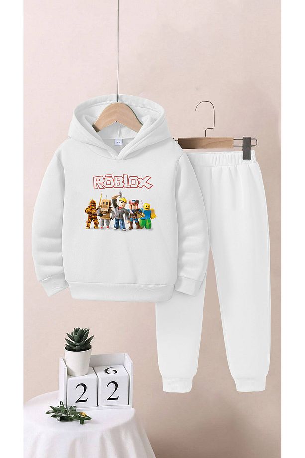 Çocuk Kız/Erkek Roblox Alt Üst Eşofman Takımı - 1