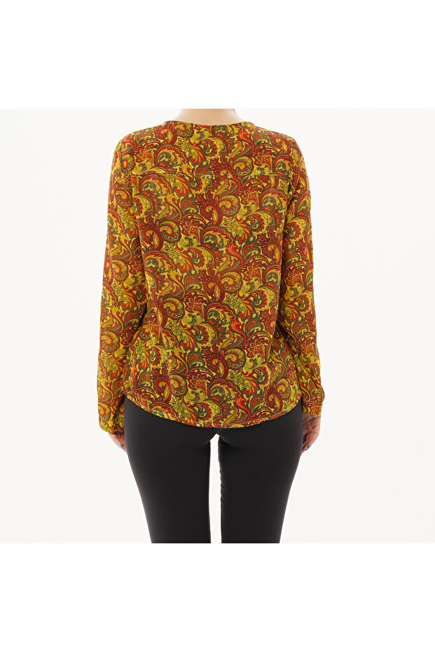 baskılı gömlek - 3