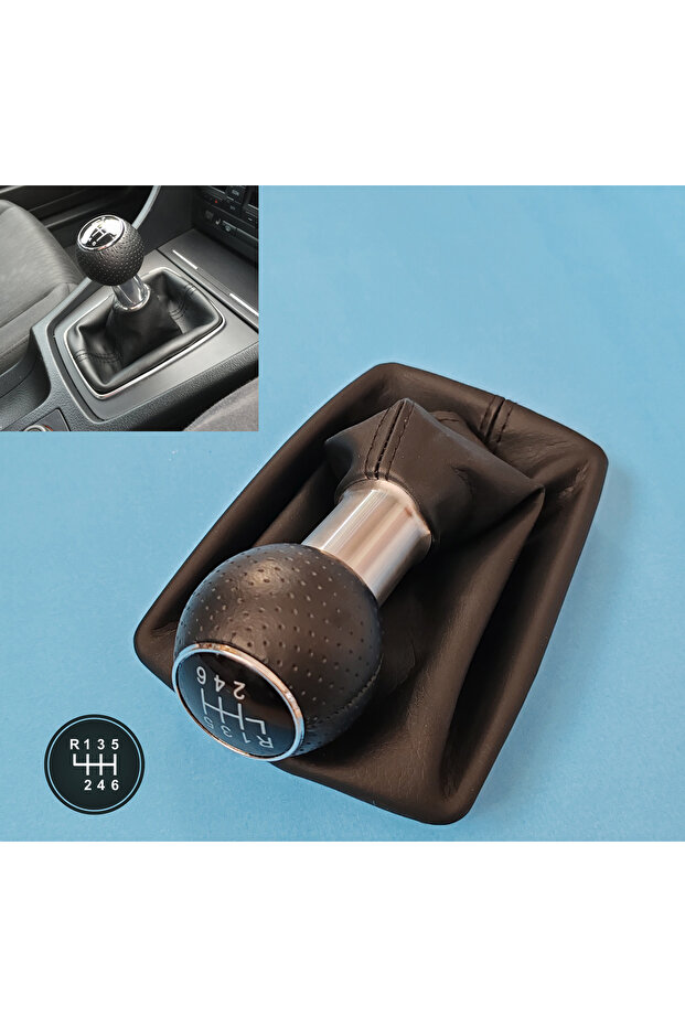 Audi A4 B7 Manual Gear Shift Knob 6 forward to A4 Sline Gear Shift Knob
