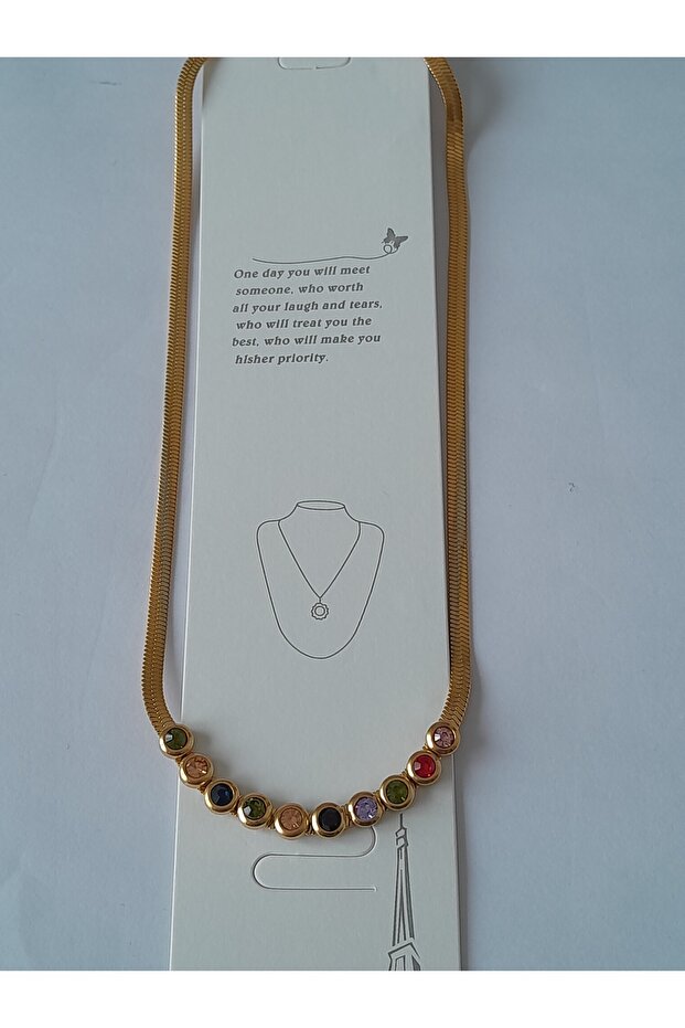 Kadın Çelik Kolye - 2