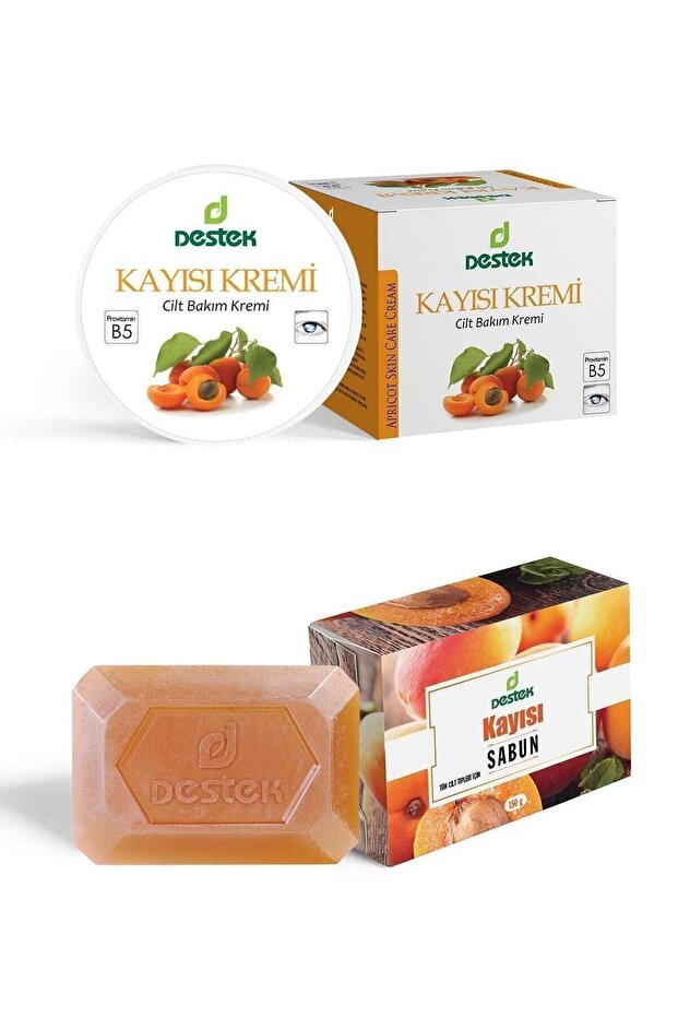 Apricot Extract Cream and Apricot Soap (Set of 2)