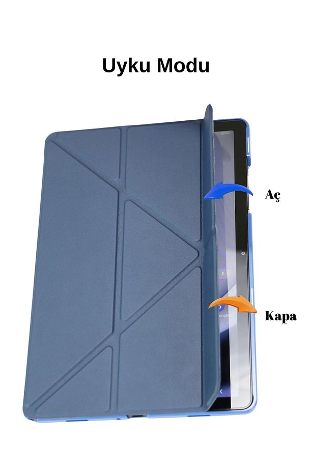 Galaxy Tab A9+ / A9 Plus 11 İnç 2023 Uyumlu Fuchsia Kalem Bölmeli Akıllı Tablet Kılıfı - 6