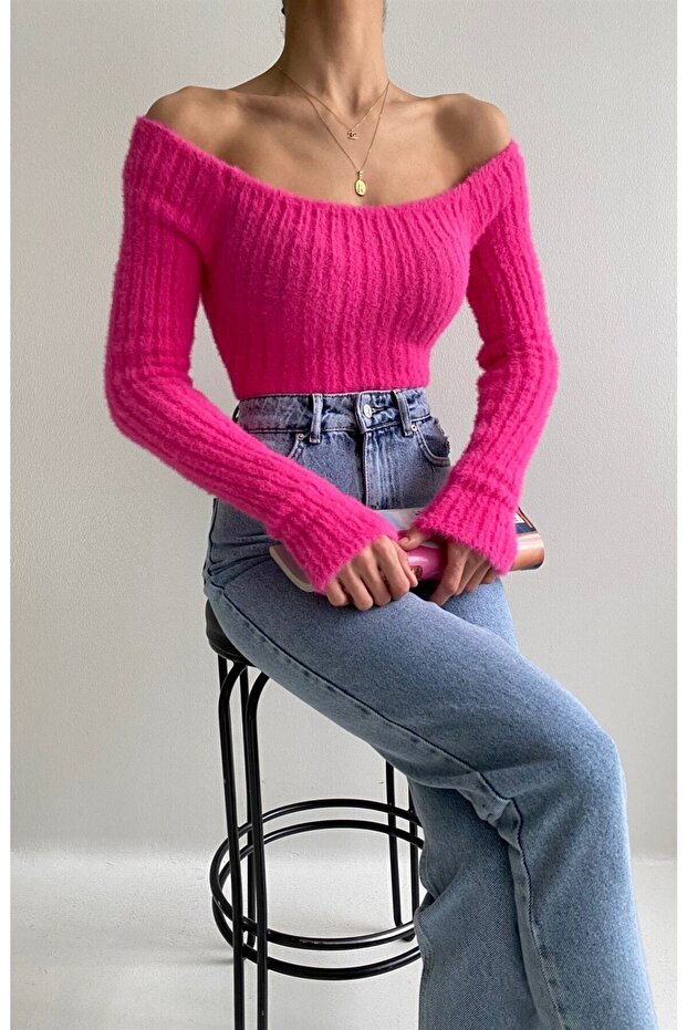 سترة ناعمة برقبة قارب - 3