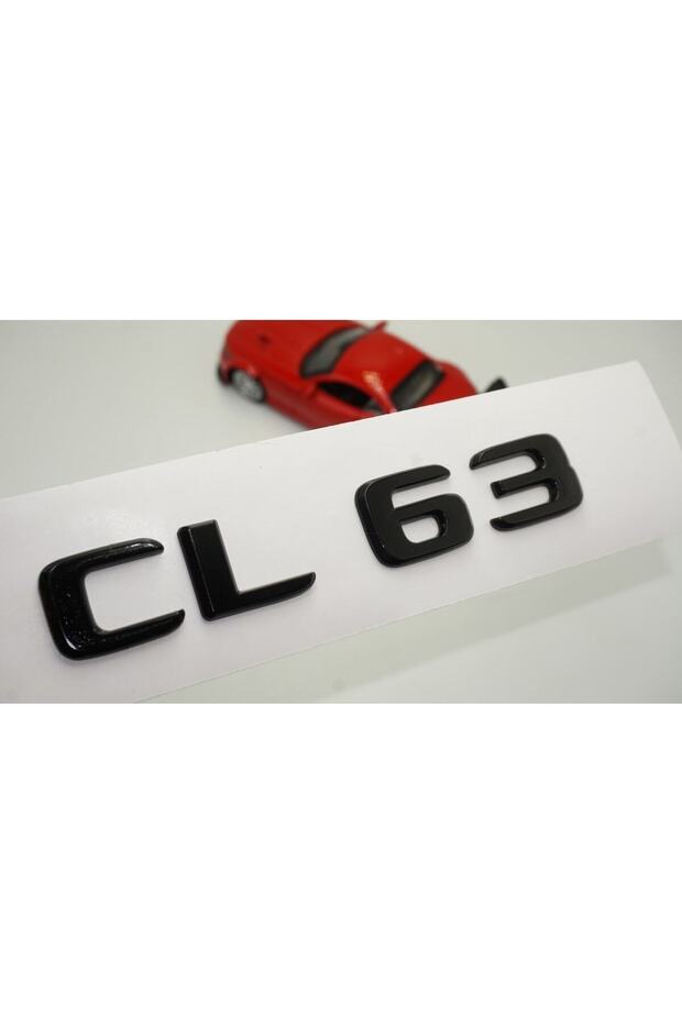 حقيبة أمتعة Cl 63 باللون الأسود اللامع ABS 3M بشعار نص ثلاثي الأبعاد