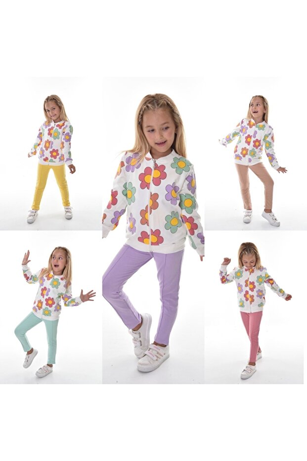 Daisy Patterned 3-Piece Set - 3