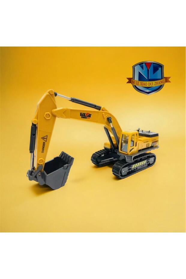 Excavator Toy Scoop Metal Toy Work Machine Frictional Vehicles