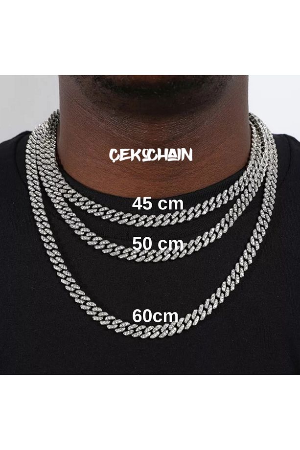 8MM Micro Cuban Chain Silver - 3